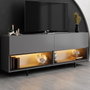 Hanah Home Ekol Down - Soporte para TV Antracita